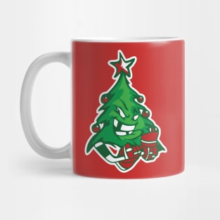 Christmas Tree Hockey Mug